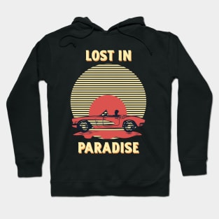 Lost in paradise retro summer Hoodie